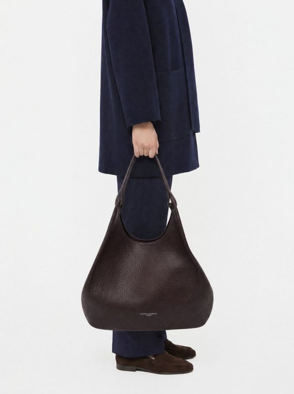 Gianni Chia handtas led bruin (Dua/BS 9720 espresso) - Stiletto Schoenen (Oudenaarde)
