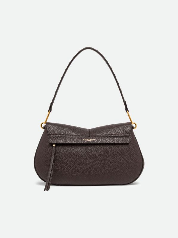 Gianni Chia handtas led bruin (helena round/BS 12718 espresso) - Stiletto Schoenen (Oudenaarde)