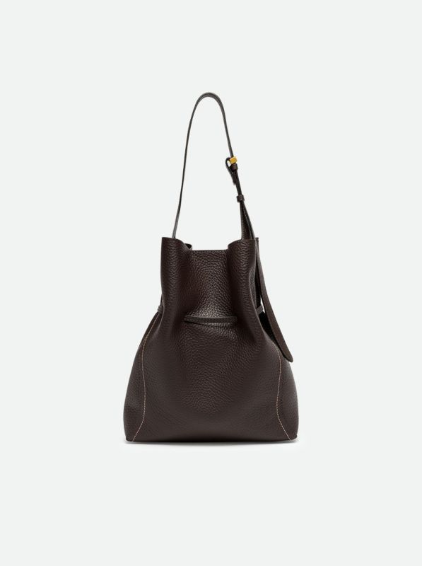 Gianni Chia handtas led bruin (sienna/BS 11787 espresso) - Stiletto Schoenen (Oudenaarde)