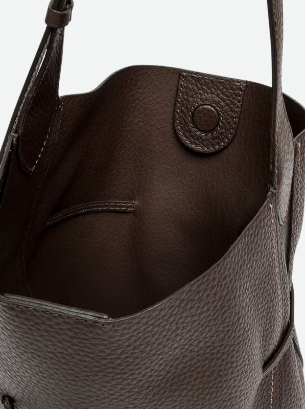 Gianni Chia handtas led bruin (sienna/BS 11787 espresso) - Stiletto Schoenen (Oudenaarde)