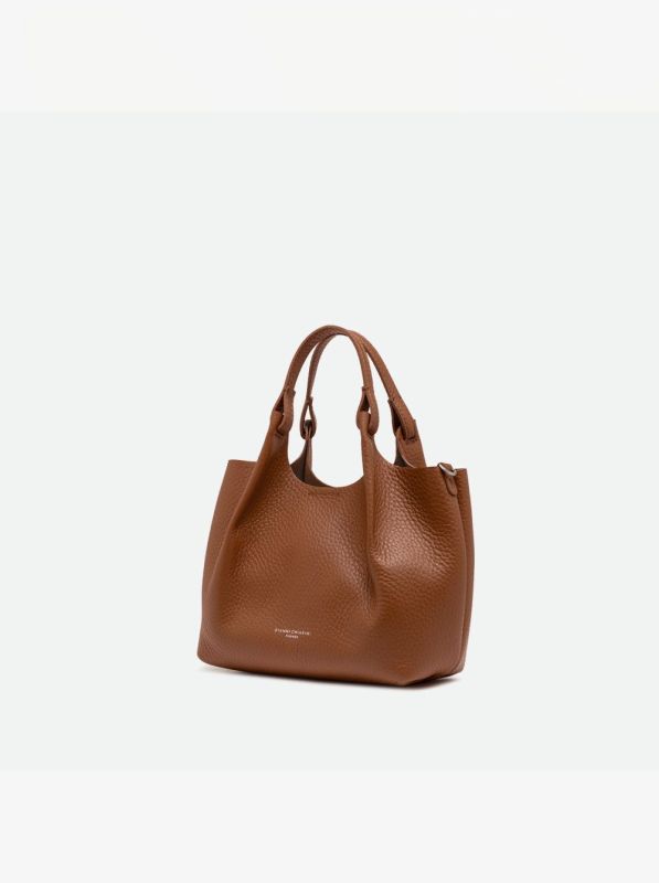 Gianni Chia handtas led cognac (Dua/BS 9719 noce) - Stiletto Schoenen (Oudenaarde)