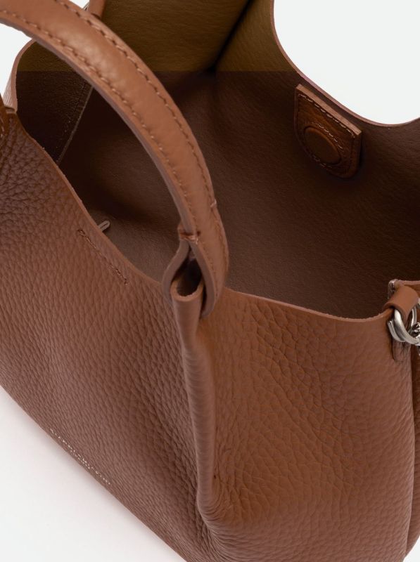 Gianni Chia handtas led cognac (Dua/BS 9719 noce) - Stiletto Schoenen (Oudenaarde)