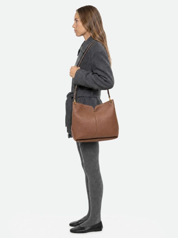 Gianni Chia handtas led cognac (sandra/BS 12171 noce) - Stiletto Schoenen (Oudenaarde)