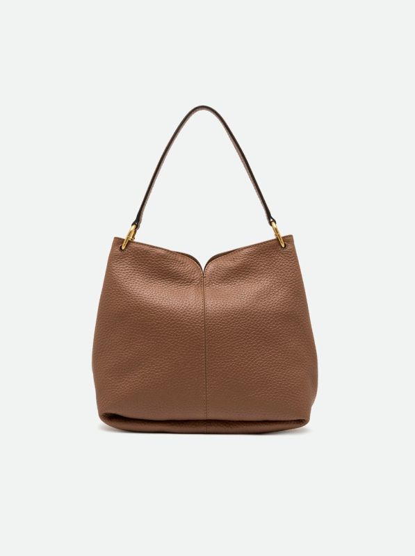 Gianni Chia handtas led cognac (sandra/BS 12171 noce) - Stiletto Schoenen (Oudenaarde)