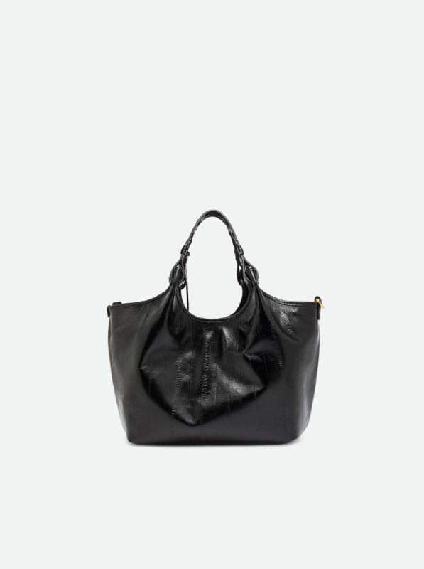 Gianni Chia handtas led nero (Dua/BS 12679 eel nero) - Stiletto Schoenen (Oudenaarde)