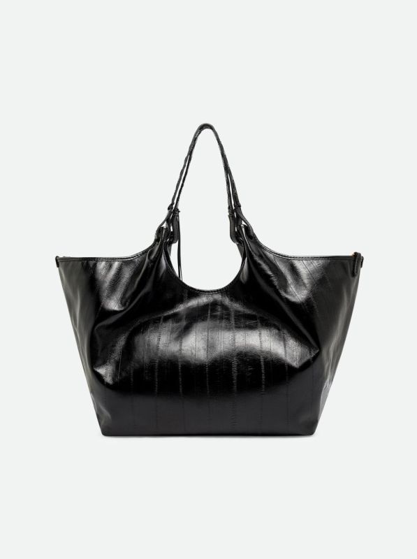 Gianni Chia handtas led nero (Dua/BS 12680 eel nero) - Stiletto Schoenen (Oudenaarde)