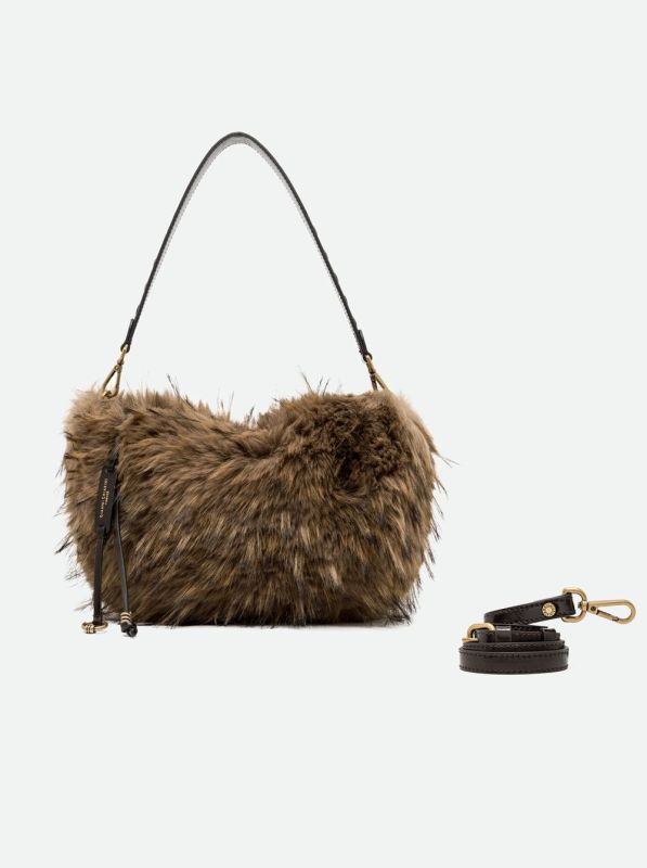 Gianni Chia handtas led wol bruin (cleo/BS 12560 espresso) - Stiletto Schoenen (Oudenaarde)