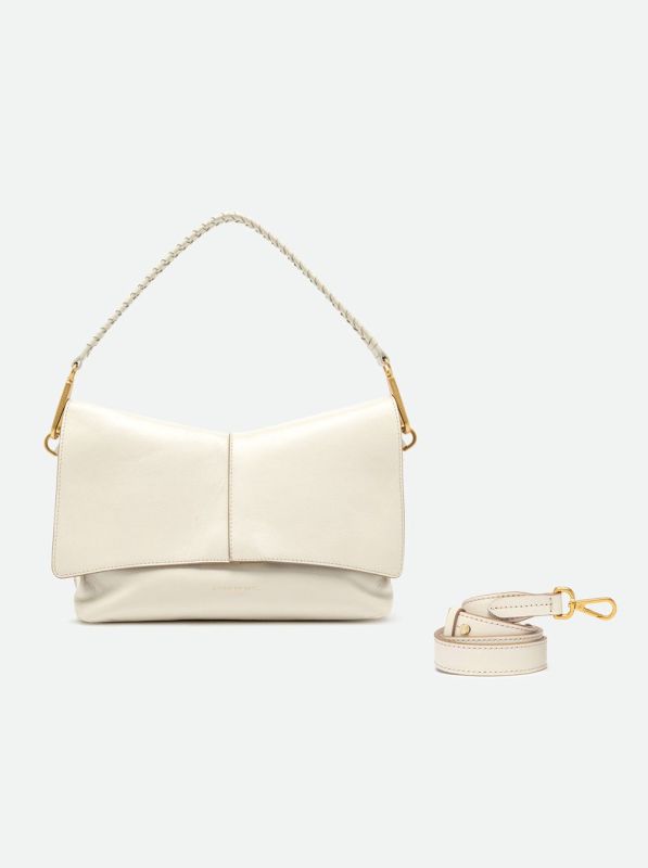 Gianni Chia handtas offwhite (Diva BS 11941 RALPH talco) - Stiletto Schoenen (Oudenaarde)