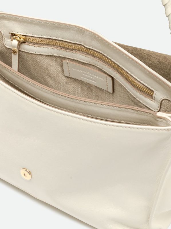 Gianni Chia handtas offwhite (Diva BS 11941 RALPH talco) - Stiletto Schoenen (Oudenaarde)