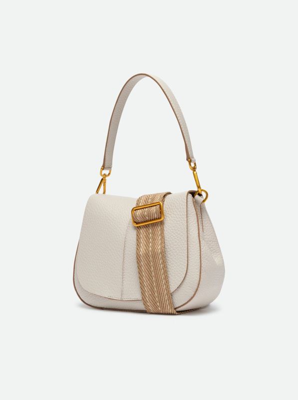 Gianni Chia handtas offwhite (Helena round BS 11086 TKL NAMCP sabbia) - Stiletto Schoenen (Oudenaarde)