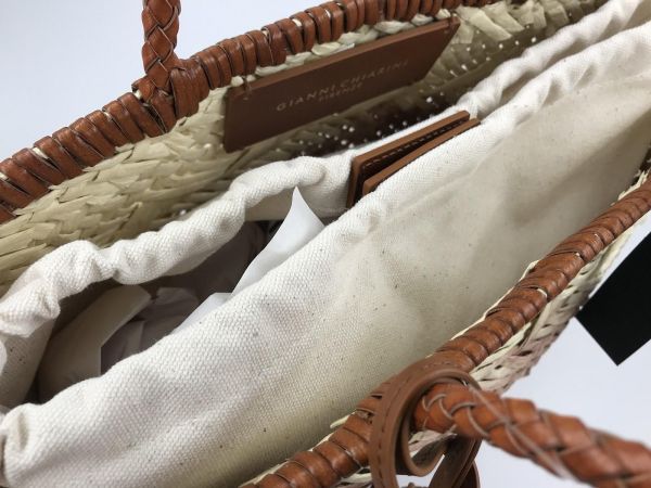 Gianni Chia handtas raffia roze (Paloma BS 11311 COMM Strawint 7752 bluch) - Stiletto Schoenen (Oudenaarde)