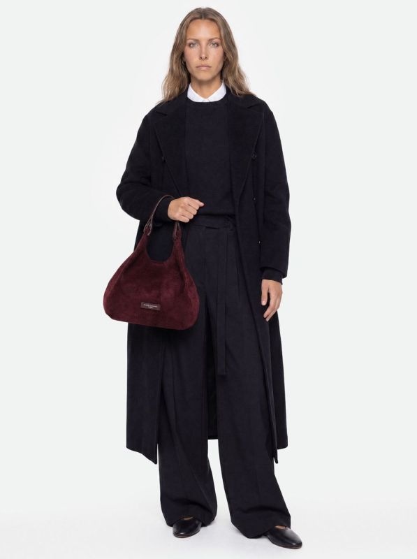 Gianni Chia handtas suède bordeaux (Dua/BS 9799 amarone) - Stiletto Schoenen (Oudenaarde)