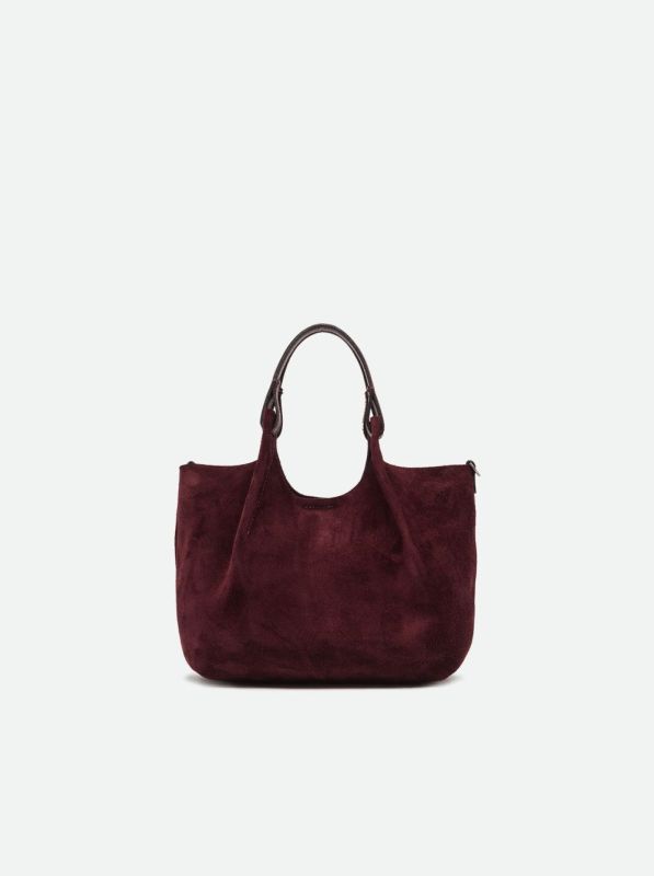Gianni Chia handtas suède bordeaux (Dua/BS 9799 amarone) - Stiletto Schoenen (Oudenaarde)