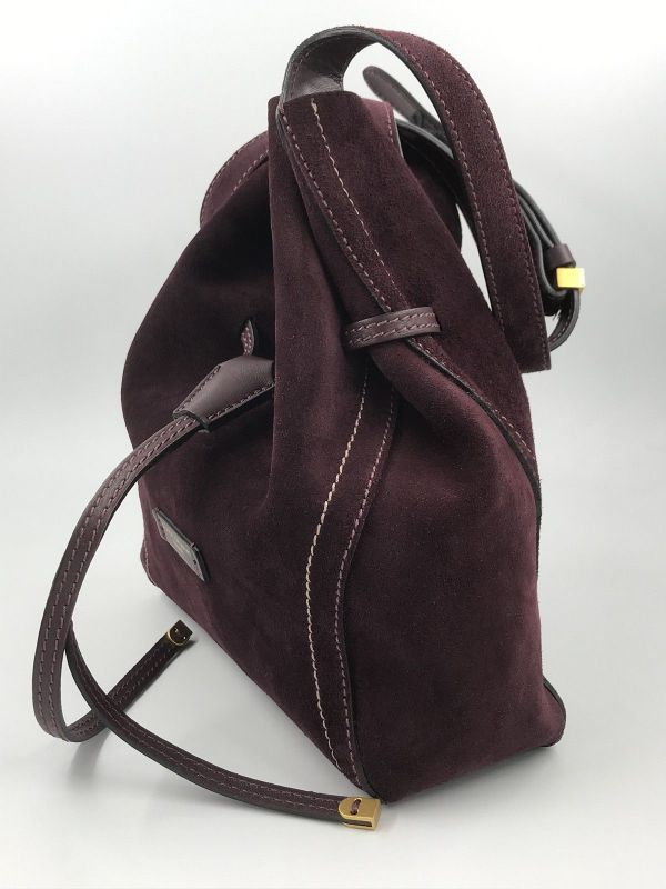 Gianni Chia handtas suède bordeaux (sienna/BS 11786 amarone) - Stiletto Schoenen (Oudenaarde)