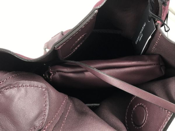 Gianni Chia handtas suède bordeaux (sienna/BS 11786 amarone) - Stiletto Schoenen (Oudenaarde)