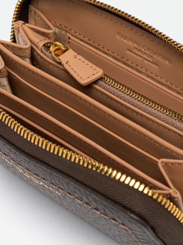 Gianni Chia portefeuille led bruin (wallets bubble espresso) - Stiletto Schoenen (Oudenaarde)