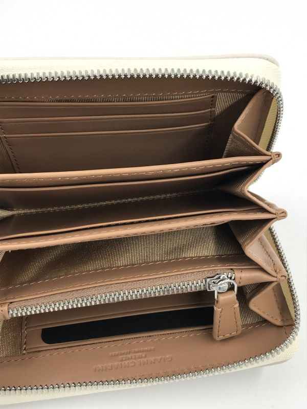 Gianni Chia portefeuille offwhite (Wallets Bubble PF5043 TKL 211 sabbia) - Stiletto Schoenen (Oudenaarde)