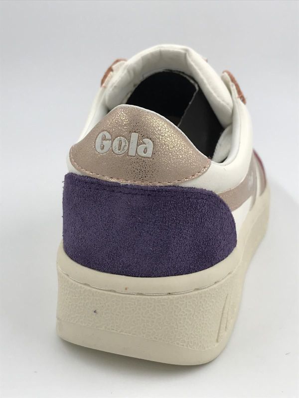 Gola dam sneaker led offwhite/cerise (CLB207XK grandslam quadrant offwhite/cer) - Stiletto Schoenen (Oudenaarde)