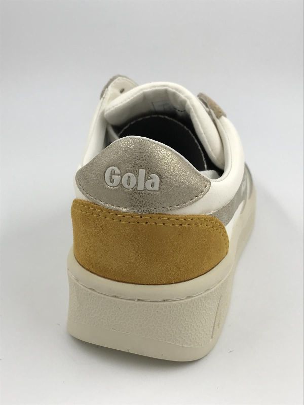 Gola dam sneaker led offwhite/evergreen (CLB207AE grandslam quadrant offwhite/eve) - Stiletto Schoenen (Oudenaarde)