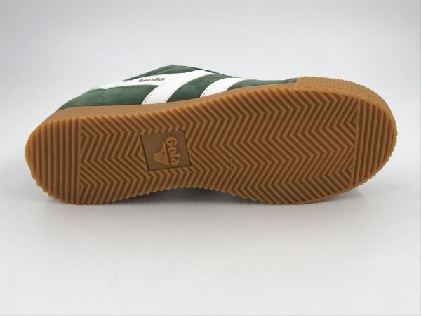 Gola dam sneaker suède groen (CLB538NX gola elan evergreen white) - Stiletto Schoenen (Oudenaarde)