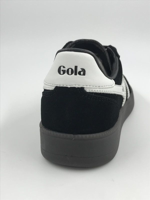 Gola dam sneaker suède zwart (CLB735 BW viper zwart) - Stiletto Schoenen (Oudenaarde)