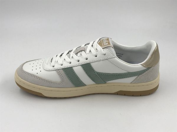 Gola dam sneaker wit/groen/mist/gold (CLB336NY hawk white/green/mist/gold) - Stiletto Schoenen (Oudenaarde)