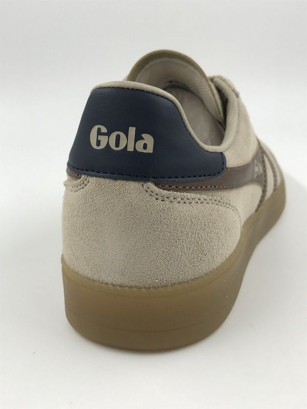 Gola her sneaker bone/otter/navy/gum (CMB735TT viper bone/otter/navy/gum) - Stiletto Schoenen (Oudenaarde)