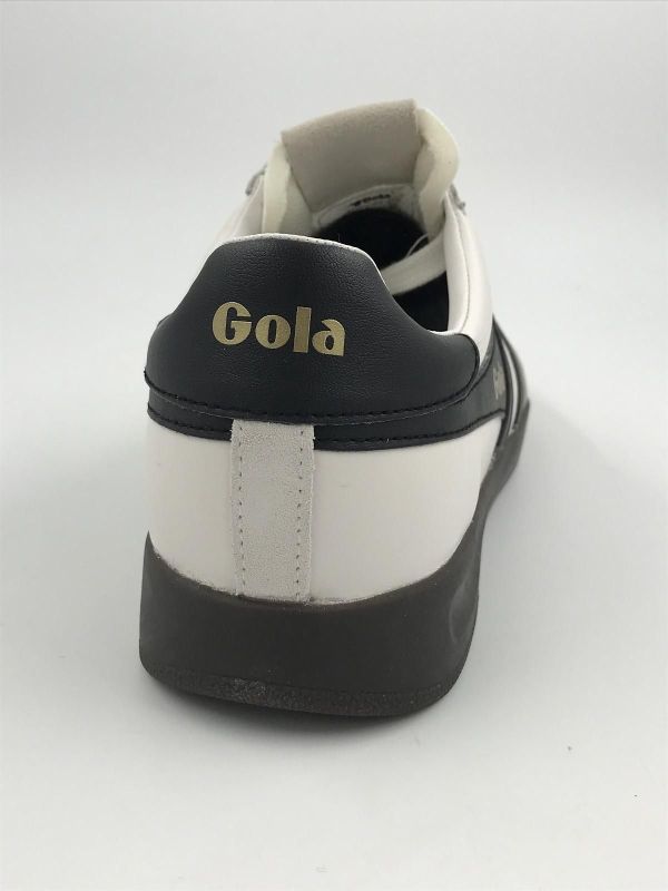 Gola her sneaker led wit/zwart (CMB743WB gola cyclone wht/black/dgum) - Stiletto Schoenen (Oudenaarde)