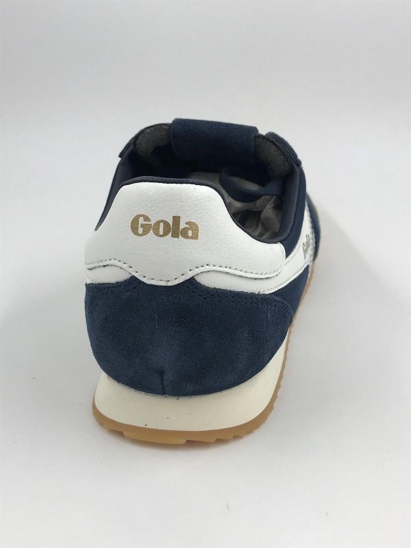 Gola her sneaker suède blauw/wit (CMB561EW gola europa navy/white) - Stiletto Schoenen (Oudenaarde)