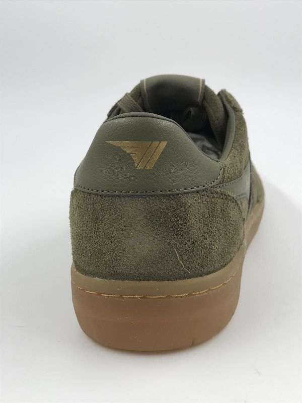 Gola her sneaker suède kaki (CMB571 LN hawk suède khaki) - Stiletto Schoenen (Oudenaarde)