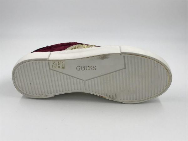 Guess dam sneaker led/sue bord/gold (FLGA24FAB12) - Stiletto Schoenen (Oudenaarde)