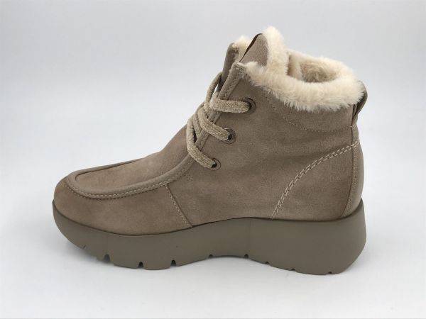 Hispanitas dam bottine suède visone (PHI265130 velour castoro) - Stiletto Schoenen (Oudenaarde)
