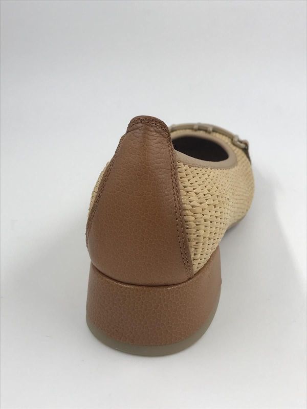 Hispanitas dam dec raffia cuoio (RHV253992 oporto V5 raffia cuoio/natural) - Stiletto Schoenen (Oudenaarde)