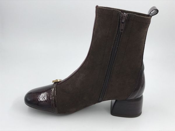 Hispanitas dam Klaars lak/suède bordeaux (BHI265016 rock bordo/velour bordo) - Stiletto Schoenen (Oudenaarde)