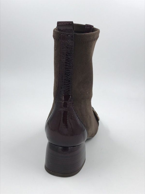 Hispanitas dam Klaars lak/suède bordeaux (BHI265016 rock bordo/velour bordo) - Stiletto Schoenen (Oudenaarde)