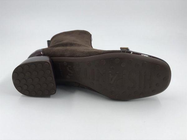 Hispanitas dam Klaars lak/suède bordeaux (BHI265016 rock bordo/velour bordo) - Stiletto Schoenen (Oudenaarde)