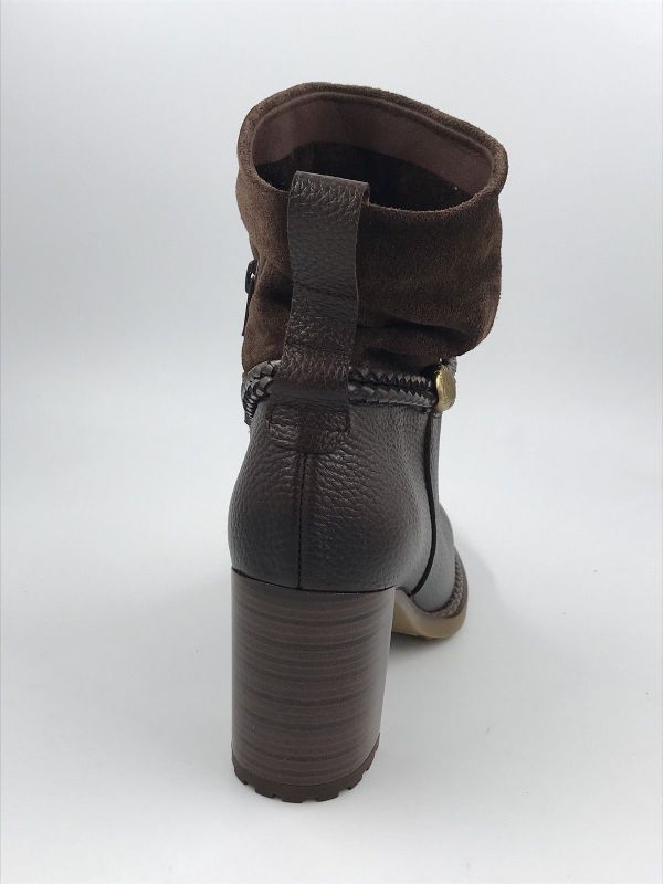 Hispanitas dam Klaars suède bruin (HI265132 velour/bolero espresso) - Stiletto Schoenen (Oudenaarde)