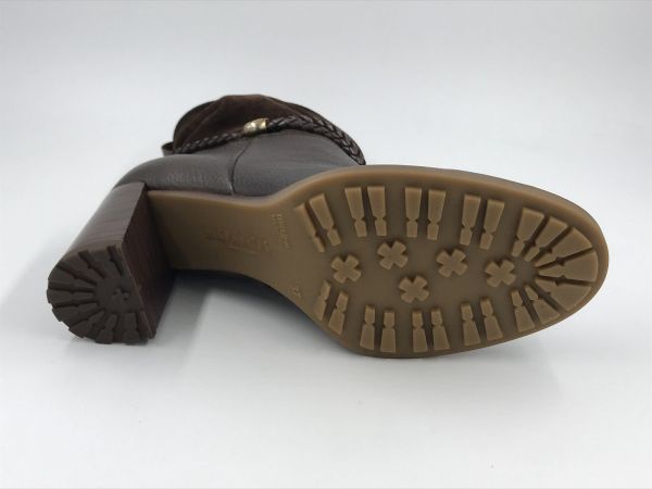 Hispanitas dam Klaars suède bruin (HI265132 velour/bolero espresso) - Stiletto Schoenen (Oudenaarde)