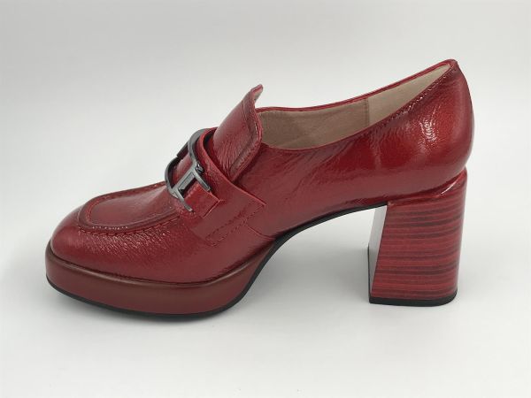 Hispanitas dam moc lak led rood (HI243657 tokio carmin) - Stiletto Schoenen (Oudenaarde)