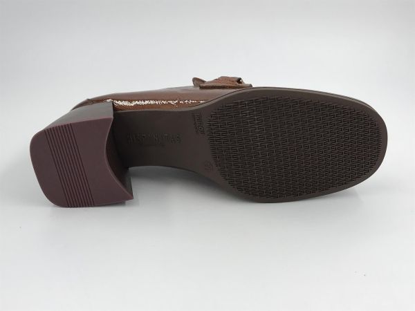 Hispanitas dam moc lakled cognac (HI243590 milan cuero) - Stiletto Schoenen (Oudenaarde)