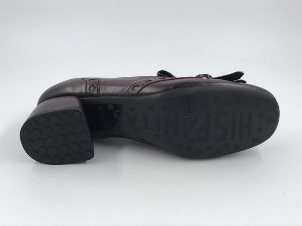 Hispanitas dam moc led/pony bordeaux (HI265192 soho bordo/pony bordo) - Stiletto Schoenen (Oudenaarde)