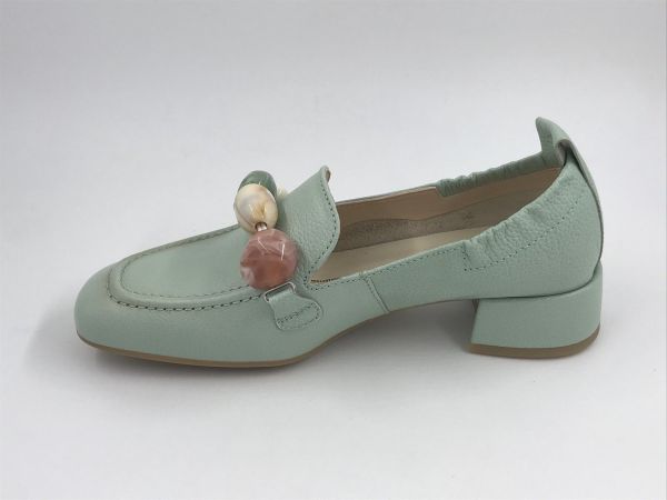 Hispanitas dam moc tled groen (HV254051 oporto V5 eucalipto) - Stiletto Schoenen (Oudenaarde)