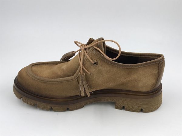 Hispanitas dam mol suède oker (HI265157 velour honey) - Stiletto Schoenen (Oudenaarde)