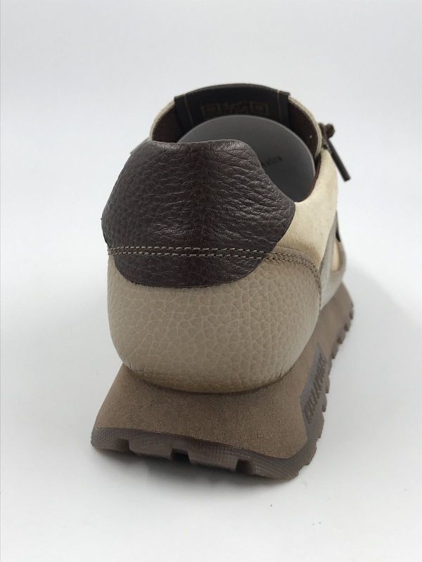 Hispanitas dam run led bruin/off white (CHI265095 bolero castoro/velour butter) - Stiletto Schoenen (Oudenaarde)