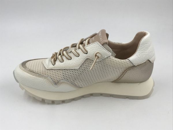 Hispanitas dam runner led ecru (HV264825 bolero V26 panna-formentera-cava) - Stiletto Schoenen (Oudenaarde)