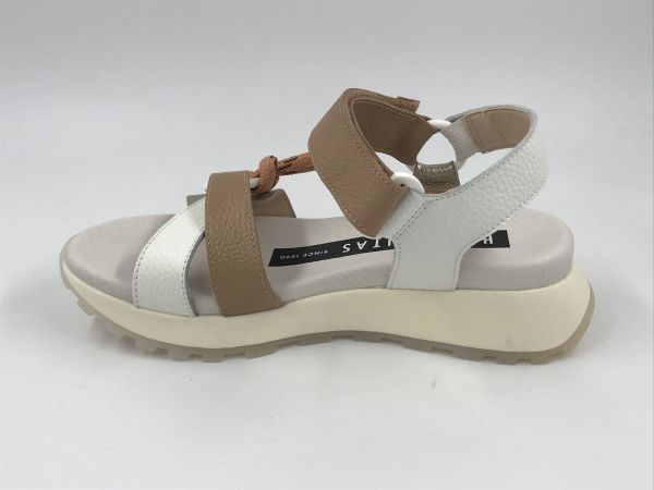 Hispanitas dam sand led ecru/camel (CHV264869 bolero met V26 cava-almond-panna) - Stiletto Schoenen (Oudenaarde)