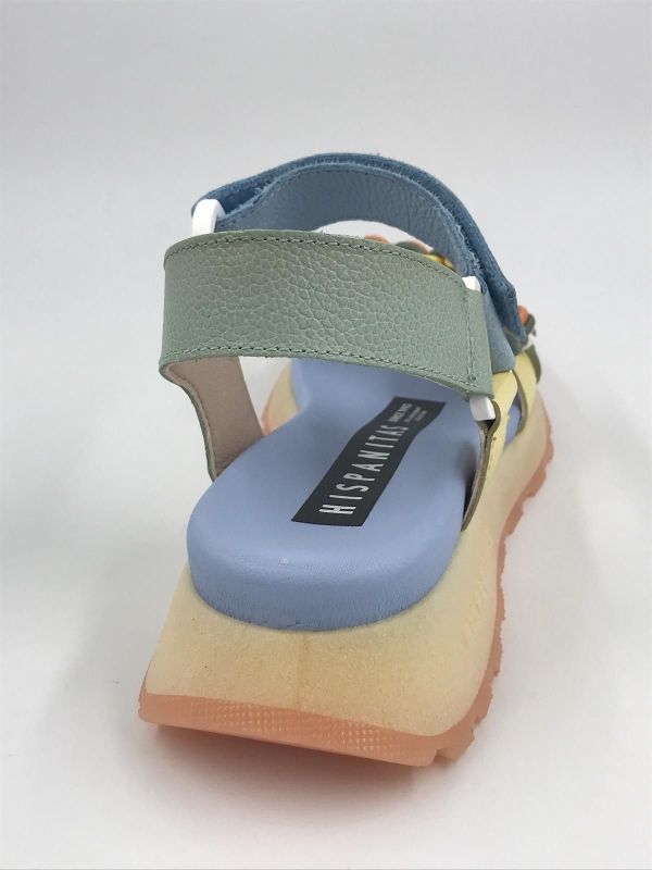 Hispanitas dam sandaal led multi blauw (HV253898 maui V25 multi blauw) - Stiletto Schoenen (Oudenaarde)