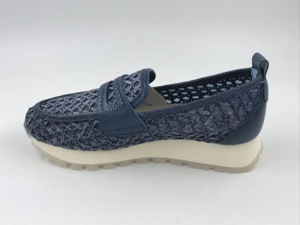 Hispanitas dam slipon led/tressé jeans (RHV264856 marrakech V26 jeans bolero jeans) - Stiletto Schoenen (Oudenaarde)