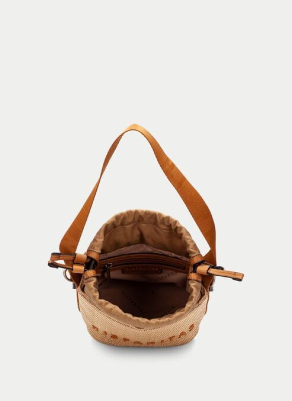 Hispanitas handtas raffia ecru (BV253837 bolsos rafia V25 natural) - Stiletto Schoenen (Oudenaarde)