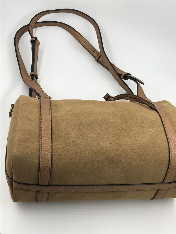 Hispanitas handtas suède oker (BI264936 suède honey) - Stiletto Schoenen (Oudenaarde)